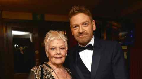 Judi Dench and Kenneth Branagh at the Olivier Theatre Awards in 2016