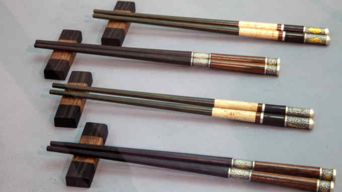 Chopsticks in museum