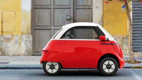 The new Microlino electric vehicle, from £13,200