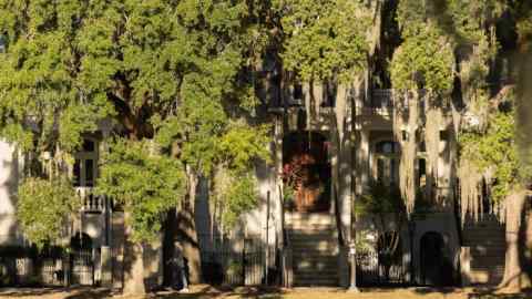 Forsyth Park in the historic district of Savannah