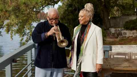 Terence Blanchard and Kasi Lemmons at Blanchard’s home in New Orleans