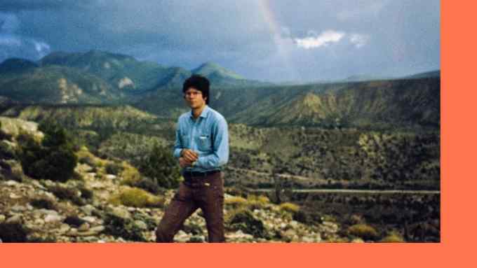 Robert Smithson at Arches National Park in 1971