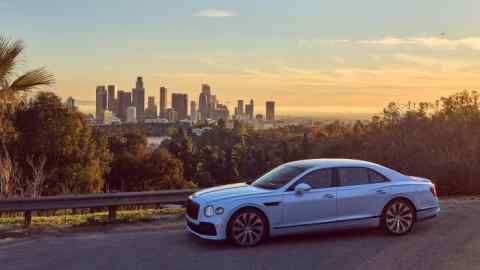The new Bentley Flying Spur hybrid in Los Angeles