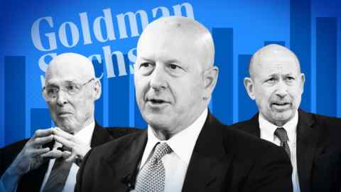 Hank Paulson (former CEO of Goldman Sachs), David Solomon (CEO of Goldman Sachs) and Lloyd Blankfein (former CEO of Goldman Sachs)