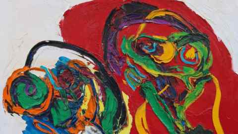 Untitled, 1974, by Karel Appel – being offered by Gallery Delaive at BRAFA from 29 January