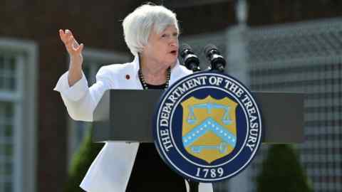 US Treasury secretary Janet Yellen