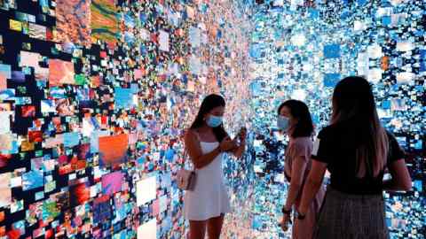 An immersive art installation in Hong Kong inspired by the metaverse